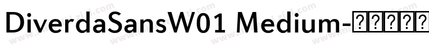 DiverdaSansW01 Medium字体转换